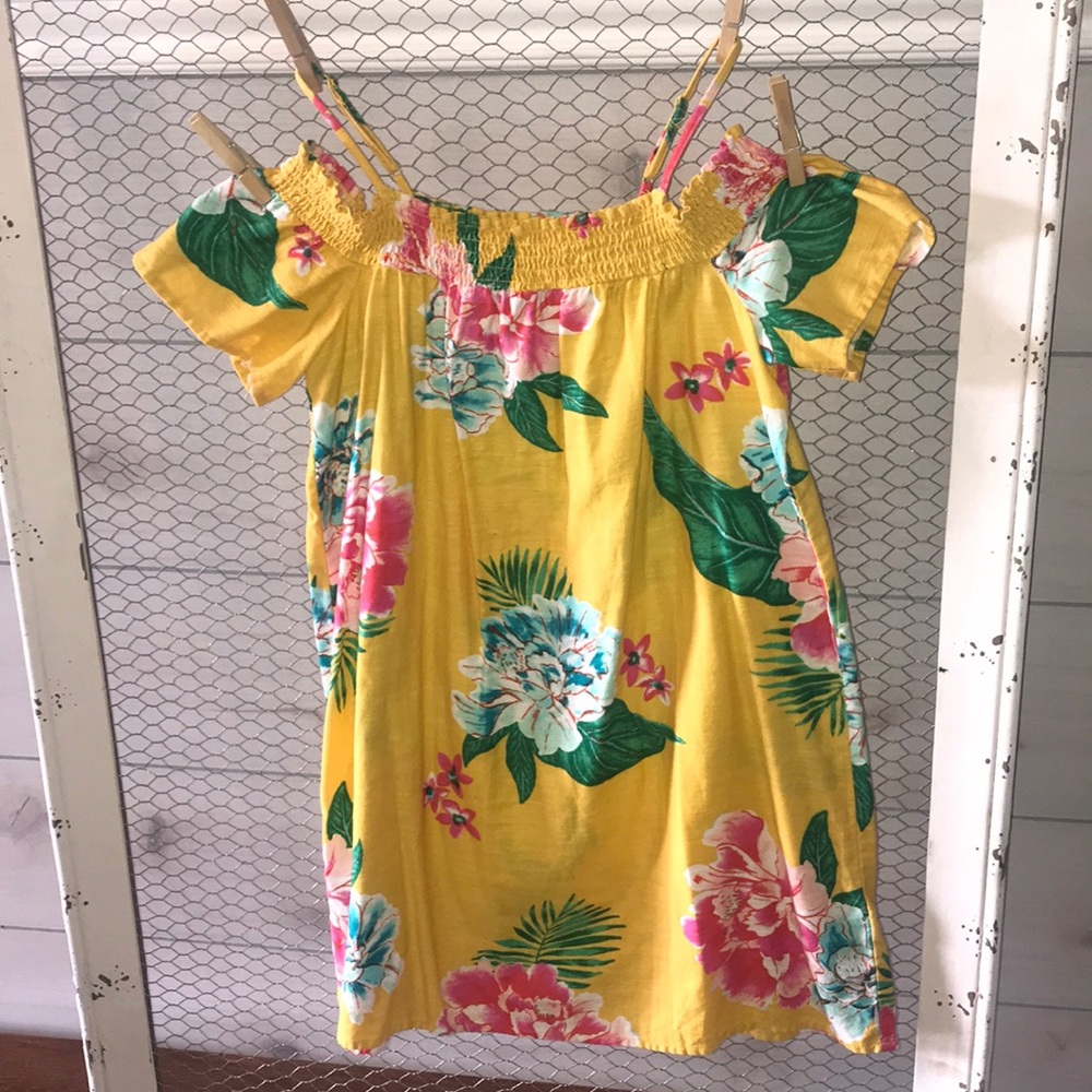 Old Navy off-the-shoulder Hawaiian sundress